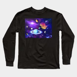 Nebulous Planets Long Sleeve T-Shirt
